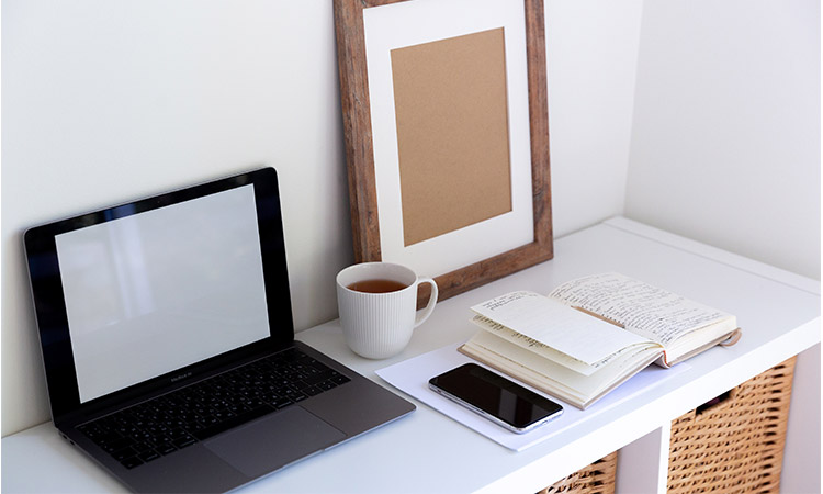 White Office Nook